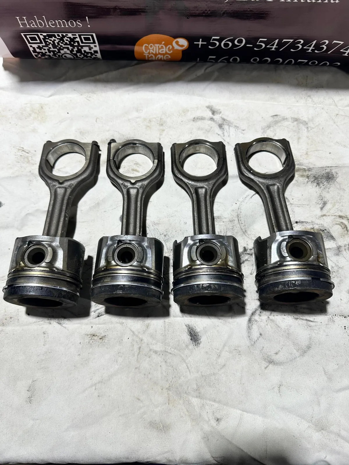 Pistones Peugeot Partner · OEM ns0005 · compatible Peugeot Partner · usado bueno · Repuesto Verde