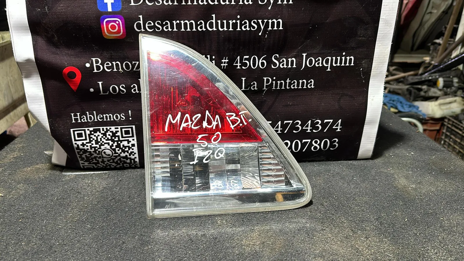 Foco Trasero Izquierdo Mazda Bt50 · OEM fs0068 · compatible Mazda BT-50 · usado bueno · Repuesto Verde