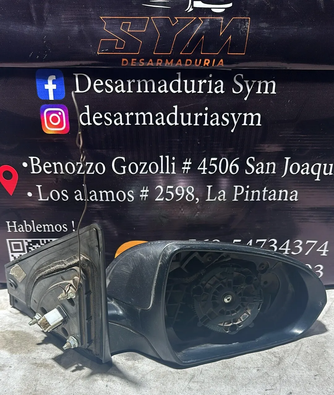 Espejo Retrovisor Derecho Hyundai Elantra · OEM es0051 · compatible Hyundai Elantra · usado bueno · Repuesto Verde