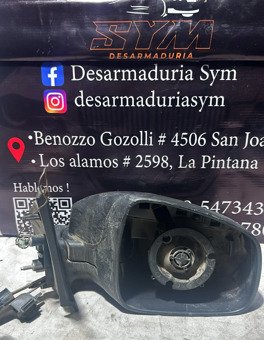 Espejo Retrovisor Derecho Nissan Versa · OEM es0048 · compatible Nissan Versa · usado bueno · Repuesto Verde