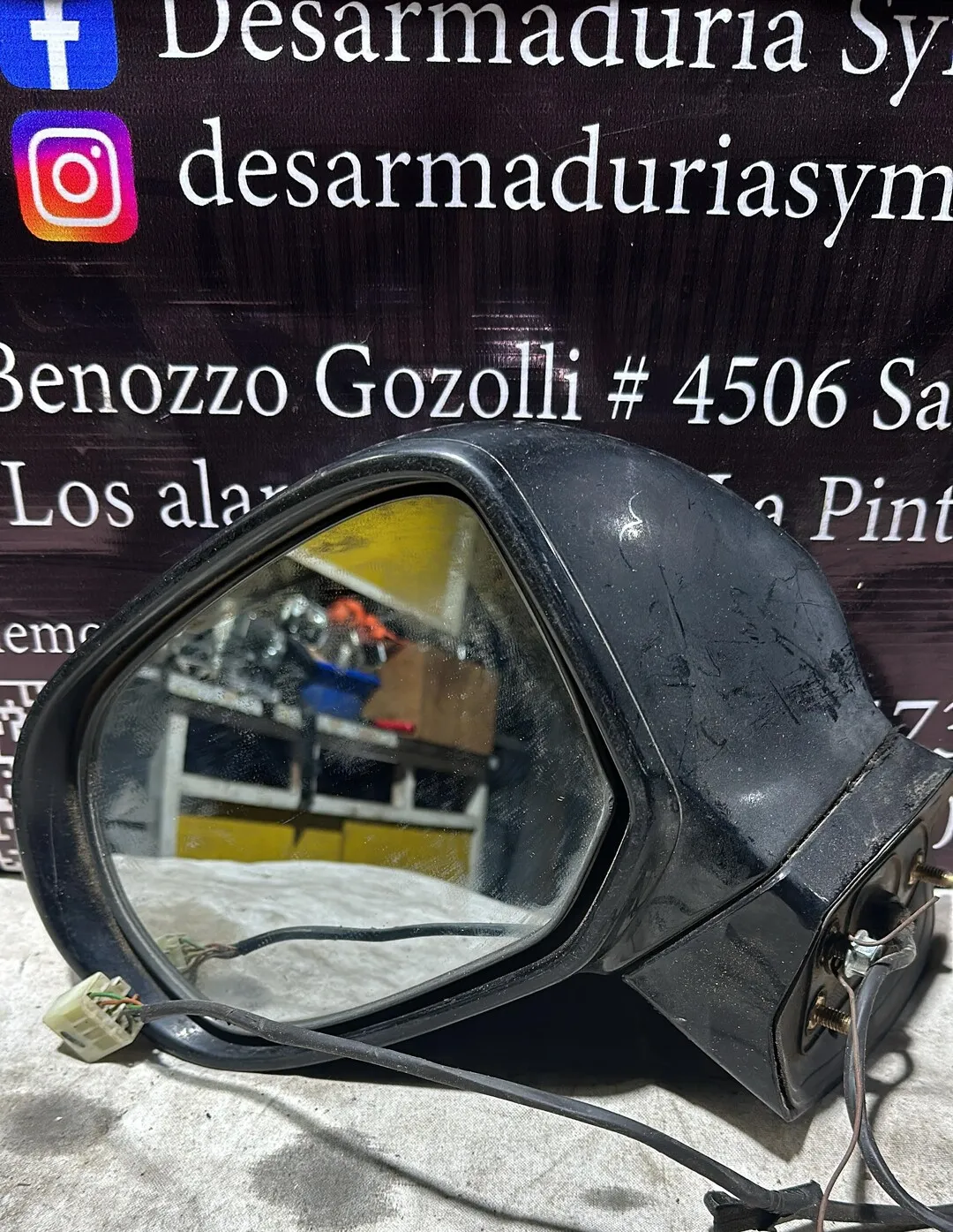Espejo Retrovisor Izquierdo Great Wall C50 · OEM es0069 · compatible Great Wall C50 · usado bueno · Repuesto Verde