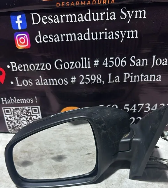 Espejo Retrovisor Izquierdo Nissan Versa · OEM es0037 · compatible Nissan Versa · usado bueno · Repuesto Verde