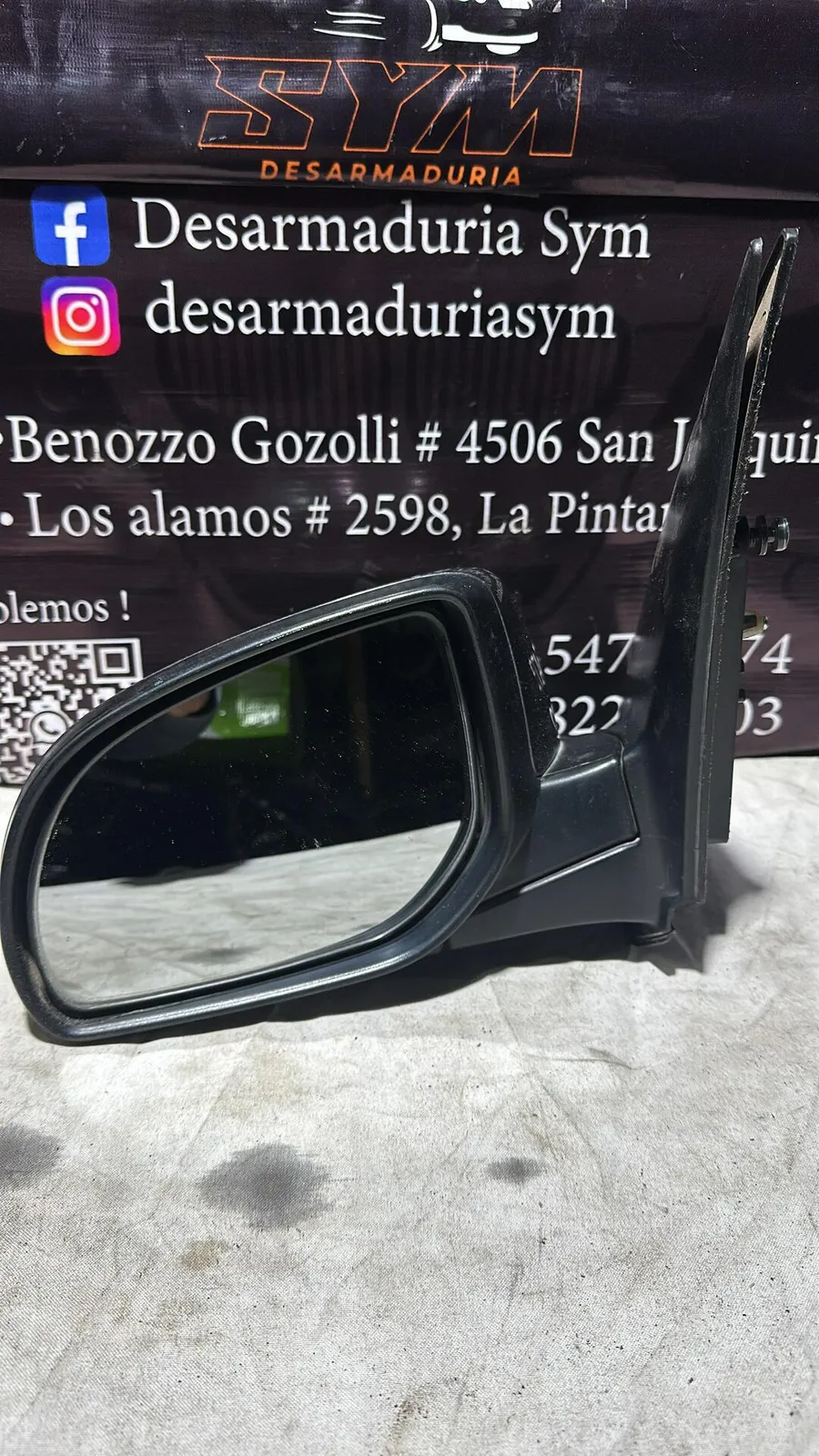 Espejo Retrovisor Izquierdo Nissan Versa · OEM es0030 · compatible Nissan Versa · usado bueno · Repuesto Verde