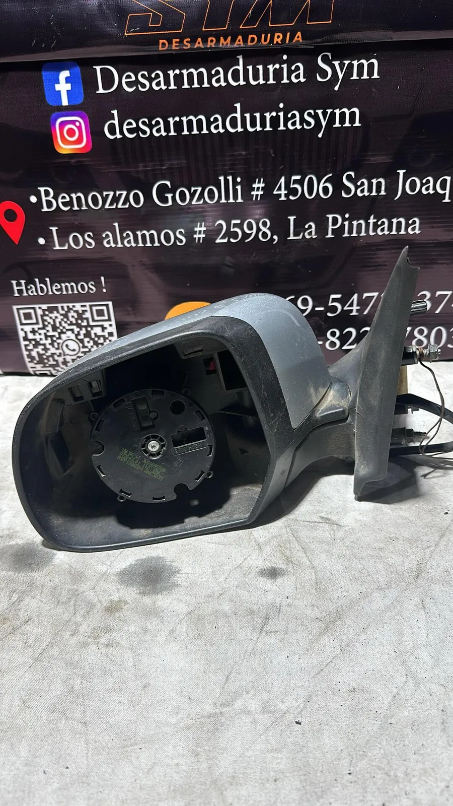 Espejo Retrovisor Izquierdo Nissan Versa · OEM es0025 · compatible Nissan Versa · usado bueno · Repuesto Verde