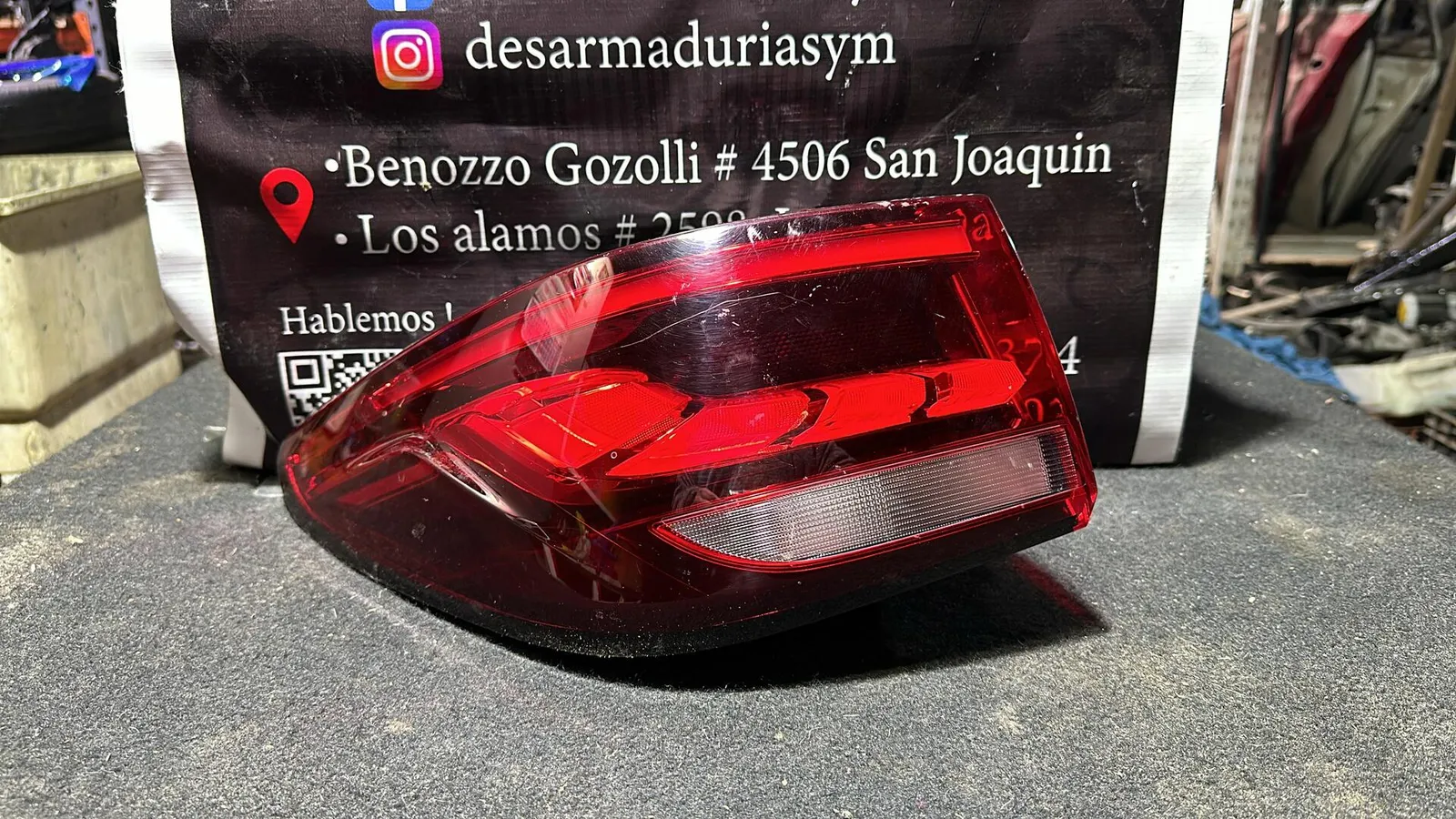 Foco Trasero Izquierdo Mg Zx · OEM fs0073 · compatible MG Zx · usado bueno · Repuesto Verde
