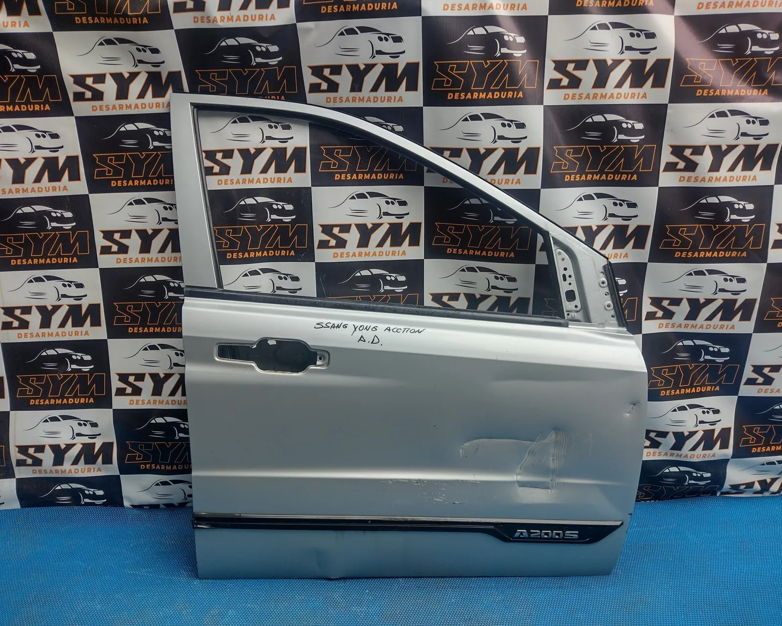 Puerta Delantera Derecha Ssangyong Actyon · OEM pp0295 · compatible Ssangyong Actyon · usado bueno · Repuesto Verde