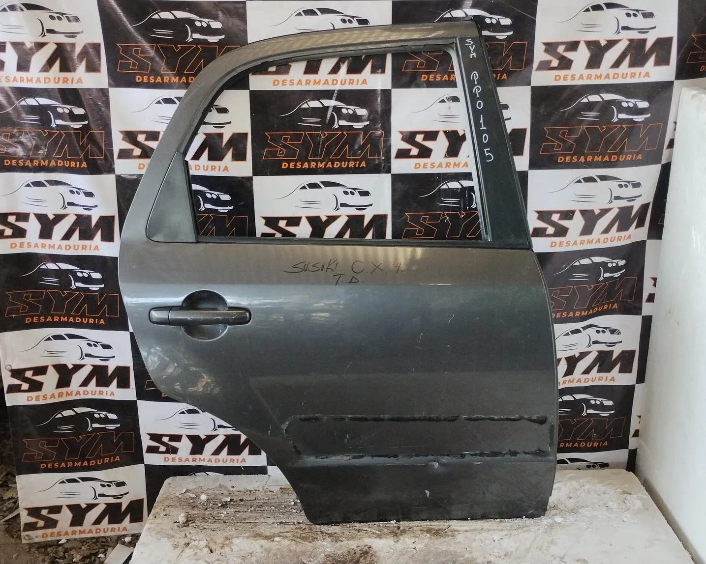 Puerta Trasera Derecha Suzuki Sx4 · OEM pp0105 · compatible Suzuki SX4 · usado bueno · Repuesto Verde