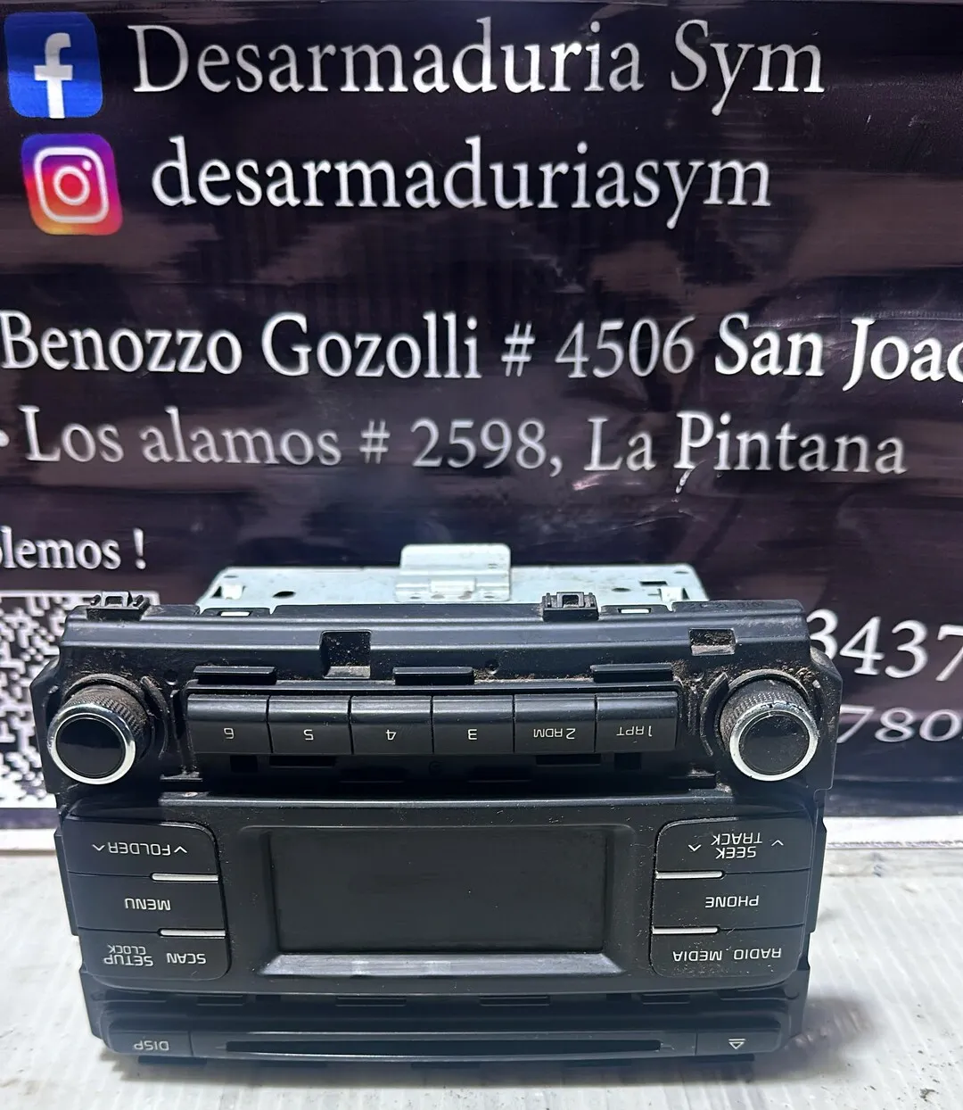 Radio Kia Sportage · OEM xs0020 · compatible Kia Sportage · usado bueno · Repuesto Verde