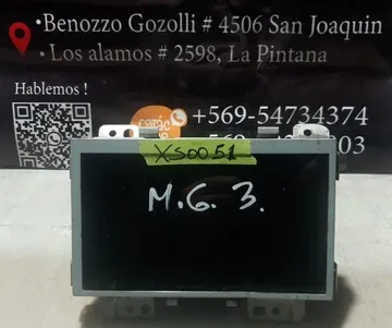 Radio Mg 3 · OEM xs0051 · compatible MG 3 · usado bueno · Repuesto Verde