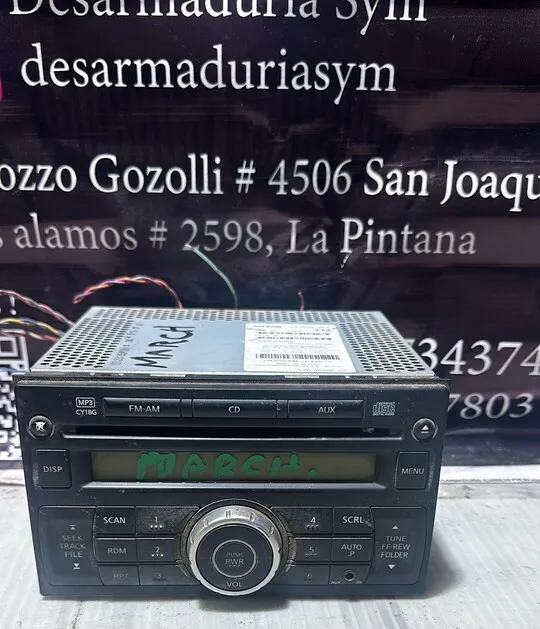 Radio Nissan March · OEM xs0030 · compatible Nissan March · usado bueno · Repuesto Verde