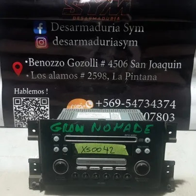 Radio Suzuki Gran Nomade · OEM xs0042 · compatible Suzuki Gran Nomade · usado bueno · Repuesto Verde