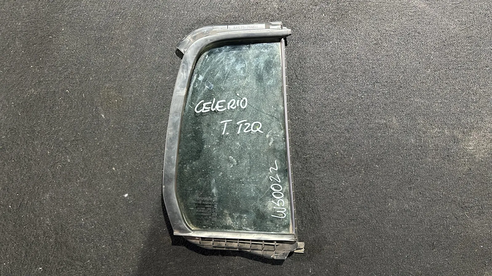 Vidrio De Puerta Trasera Izquierda Suzuki Celerio · OEM ws0022 · compatible Suzuki Celerio · usado bueno · Repuesto Verde